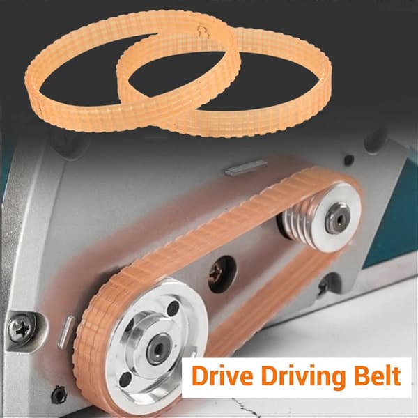 2 st 9,6 mm bredd elektrisk hyvel drivrem för 1900BCJY Orange