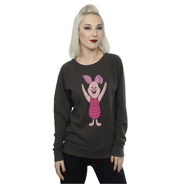 Winnie the Pooh Dame/Dame Piglet Heather Sweatshirt M Lys Lys Grafit Light Graphite M