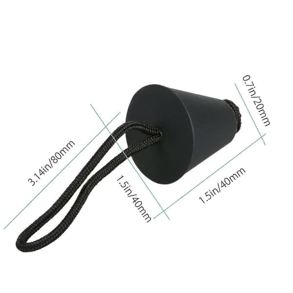 4x Universal Kayak Scupper Plug Kit Silicone Canoe Drain Hole Stopper Bung