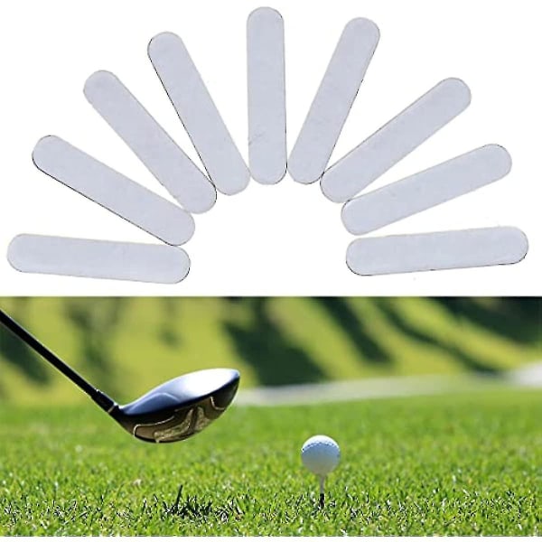 12 stykker selvklæbende golfblytape, tilføj kraftvægtstrips til golfklub tennisketcher golftilbehør