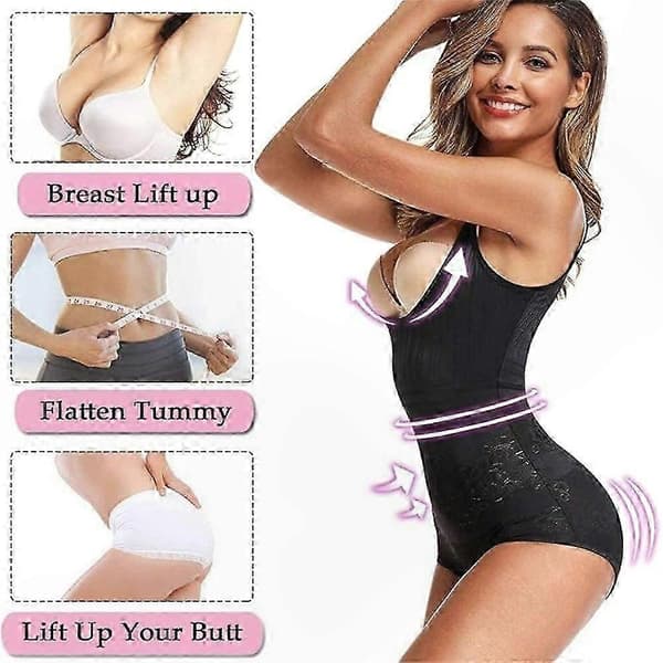 Bantande Body för Kvinnor Magkontroll Shapewear Underkläder Korsettstöd 1