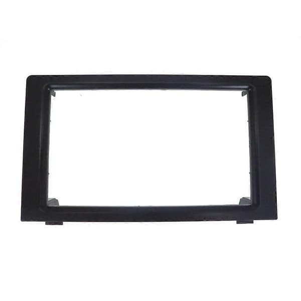Bilstereo Radio Fascia Dash Panel 2 Din Ram Trim Kit för SAAB 9-3 2007-2011 black