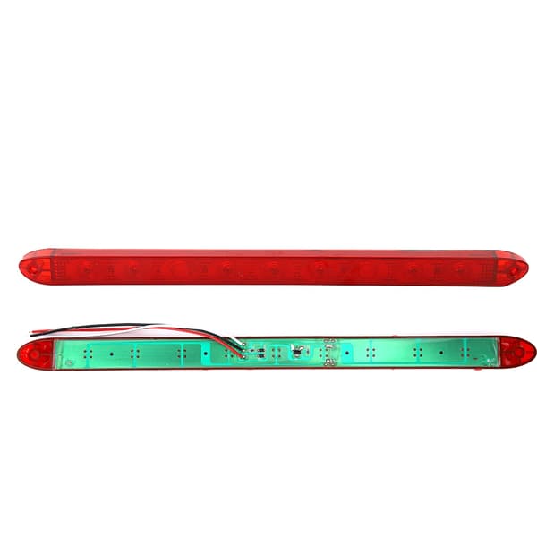 LED High Mount Third Brake Light for Trailer, RV, Caravan, Bus, Truck Black