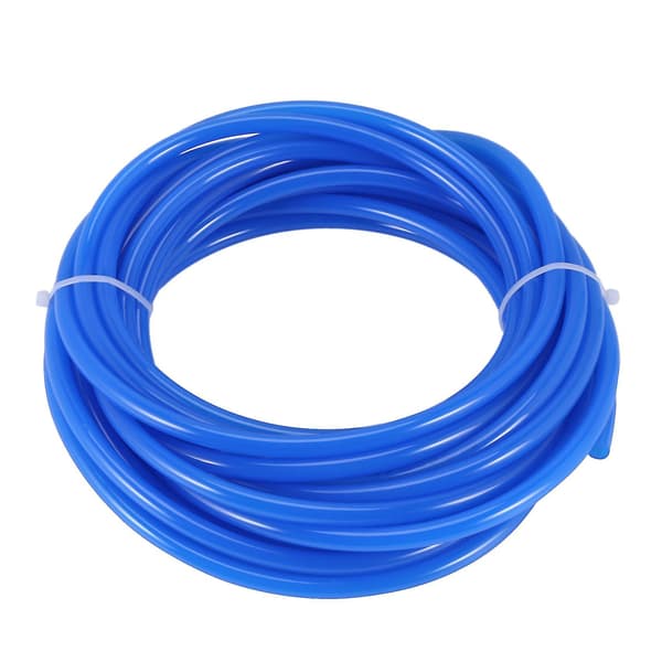 8 mm (ytterdiameter) x 5 mm (innerdiameter) PU-luftslangrör 10 meter blå 10 m blue