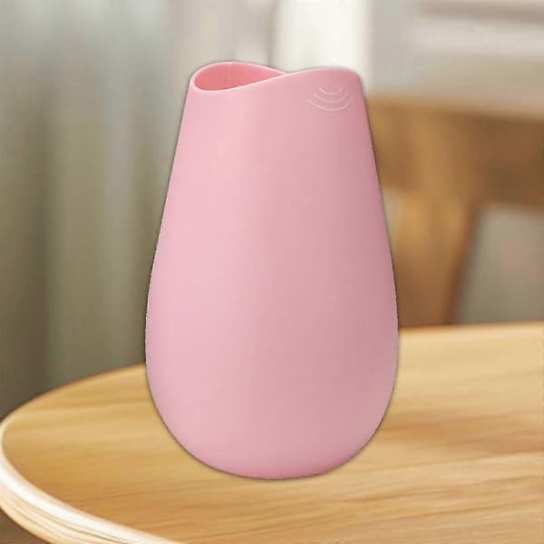 Skrikburk, viskande burk, ljudreducerande vasprydnad, bärbar Pink