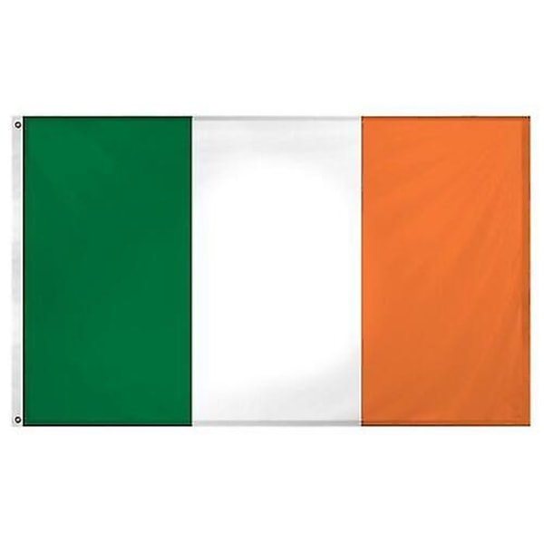 Suuri Irlannin lippu Irlanti tasavalta Dublin St Patrick Day Football Rugby Fan 5x3ft
