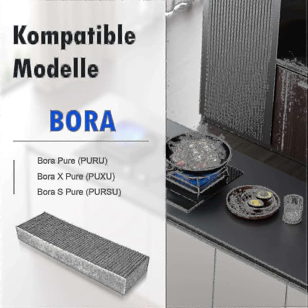 Bora Pure XPure SPure emhætte kulfiltre 2-pak erstatning