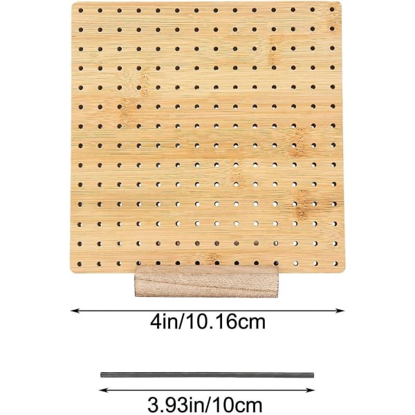 Blockningsbräda, Blockningsbrädor För Virkning, Kvadratiska Blockningsbrädor För Stickning Och Virkningsprojekt Handgjord Stickning Med Träbas
