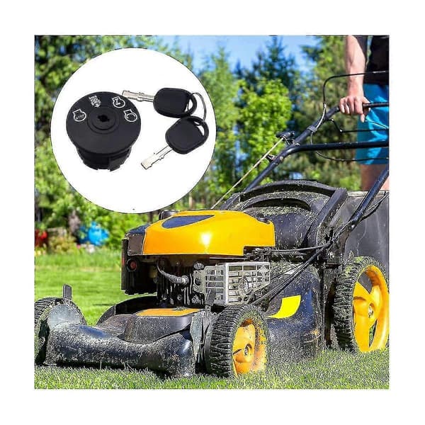 Tændingslås 4 positioner med nøgle til plæneklipper og traktor 193350 532193350