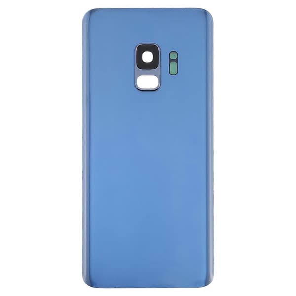 För Galaxy S9 Batteribaksida med Kameralins Blue