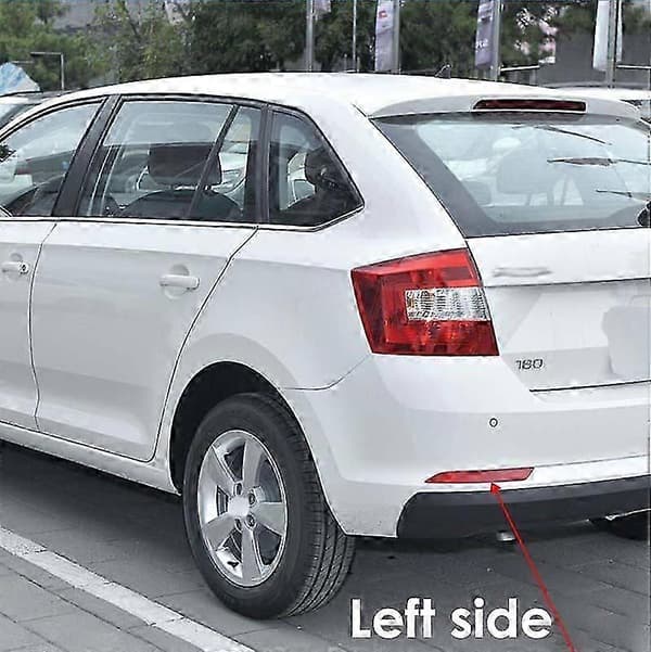 Til Skoda Rapid Spaceback 2013-2019 Bagkofanger Reflektorlys Advarselslamper Stoplamper Bremselys CJY Left Side