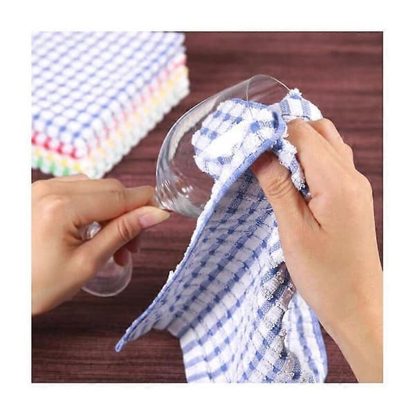 Disktrasor för diskning av köksredskap, superabsorberande disktrasor, frottéhanddukar, 8-pack, 30x30 cm