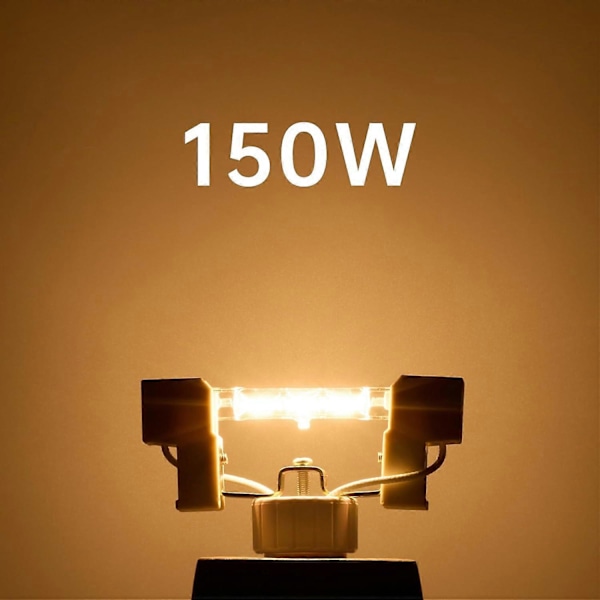 6-pak R7s Halogenpære 118mm 230W Dæmpbar 230V 4650lm 2800K Varmt Hvid Energibesparende Wolfram Lineære Lamper Floodlight J118 78mm