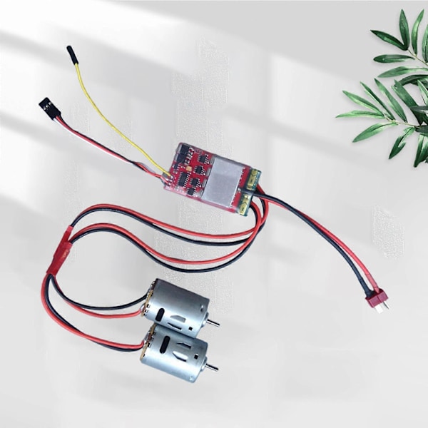 Uusi Kaksisuuntainen 20A x 2kpl Harjattu ESC Moottorin Sekoitettu Ohjain RC Autolle Veneelle Tankki jy with 2 Motor