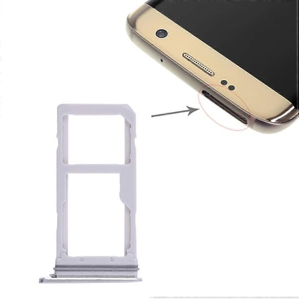 Galaxy S7 Edge 2 SIM-korttikelkka / Micro SD -korttikelkka White