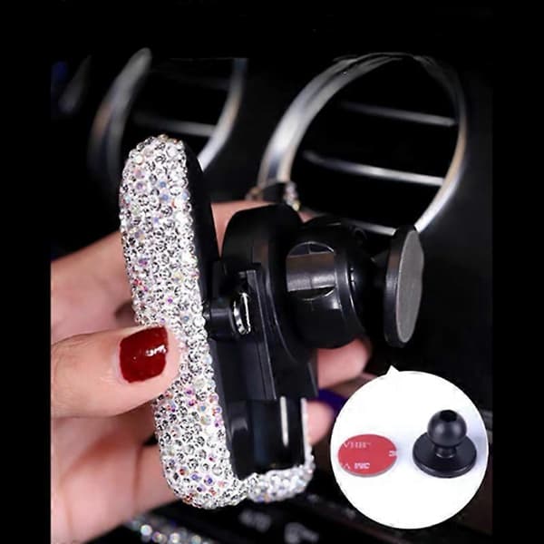 Diamant Biltelefonholder Multifunksjonell Luftventilholder CJY Purple