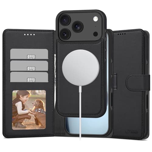 Tech-Protect Wallet MagSafe -kotelo iPhone 17 Pro Maxille - Mattamusta, CJY