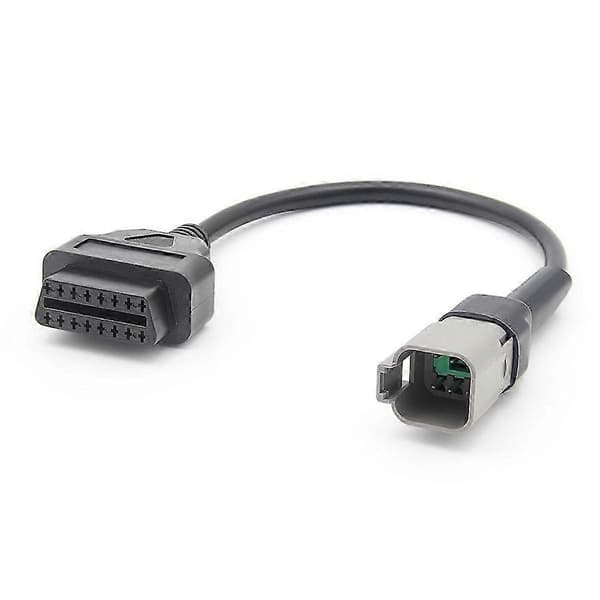 6-pin to 16-pin Diagnostic OBD2 Cable Adapter, OBDII Scanner Replacement for CAN AM Moto ATV UTV Moto