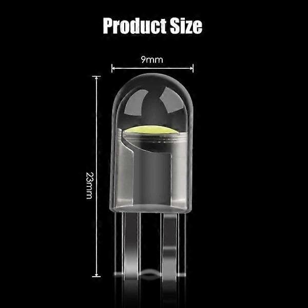 2X CANBUS T10 W5W Akryl - Hvid one size