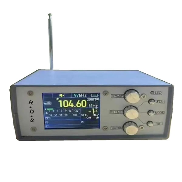 Uusin Tef6686 Fm Sw/mw/lw Full Band Radio Dsp Radiovastaanotin Rds + Akkukaiutin laturin antenni
