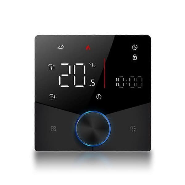 Smart Home LED-termostat Black BHT-009GBLW Electric Heating WiFi