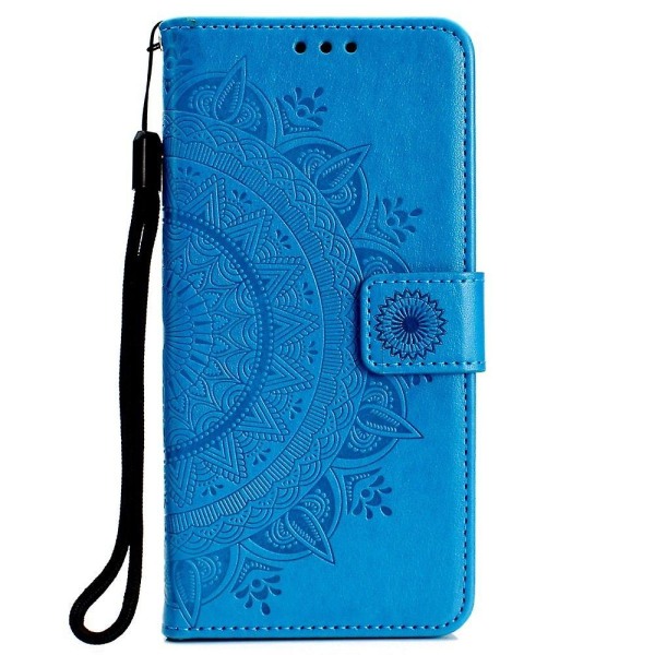 Blue Mandala Pattern Pu case för din Xiaomi Redmi Note 5 Pro (dubbel kamera)/redmi Note 5