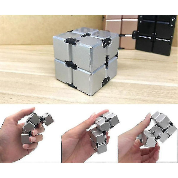 Ny Block Cube Hög Kvalitet Infinity Cube Hand Spinner Sm62728CJY