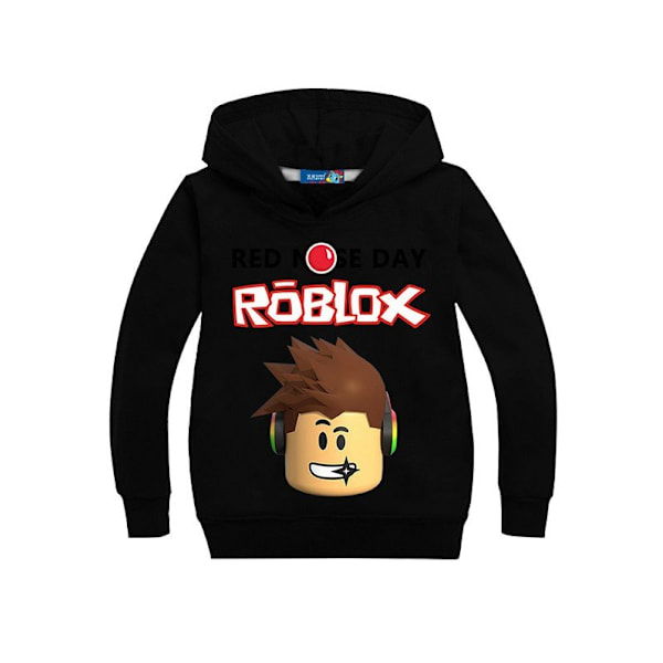 'Roblox' Unisex-genser med hette for barn - Rød Red 128