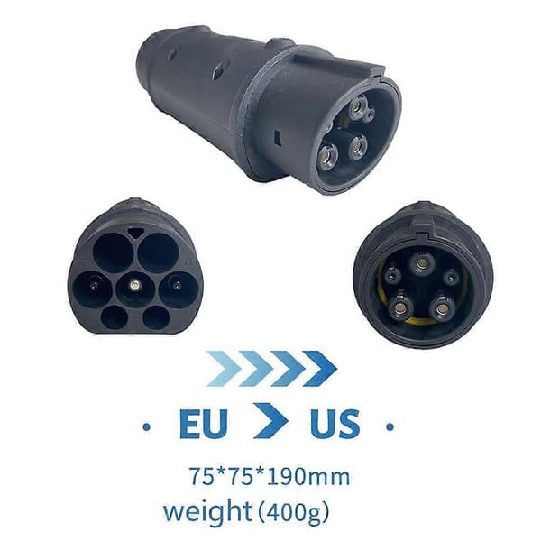 Type 2 til Type 1 J1772 EV Ladeadapter | Elektrisk Billader
