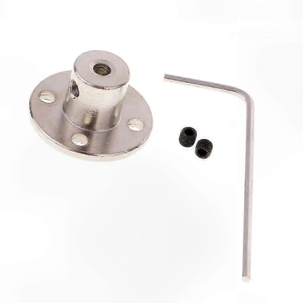 Stiv akselkobling med flange til motorakselforbindelse 4mm