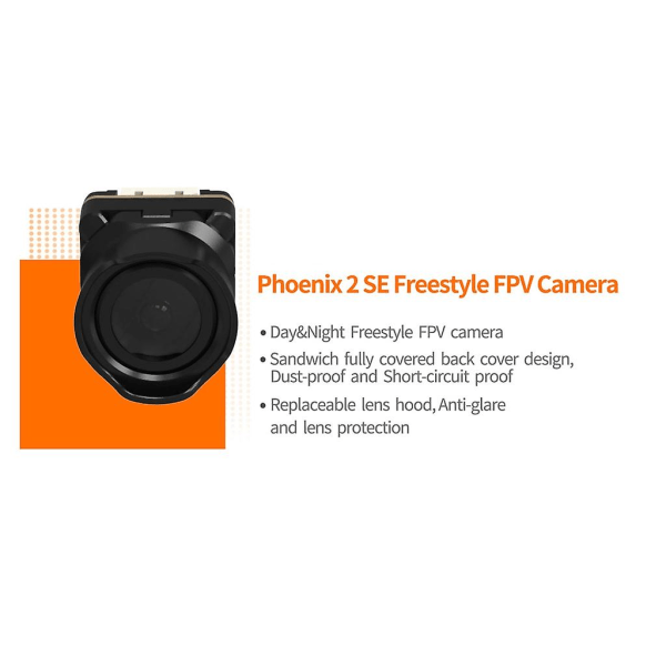 Korkealaatuinen Fpv-kamera Runcam Phoenix2 Se -kamera 4:3/16:9 vaihdettava näyttö
