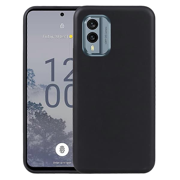 För Nokia X30 TPU-telefonfodral Black