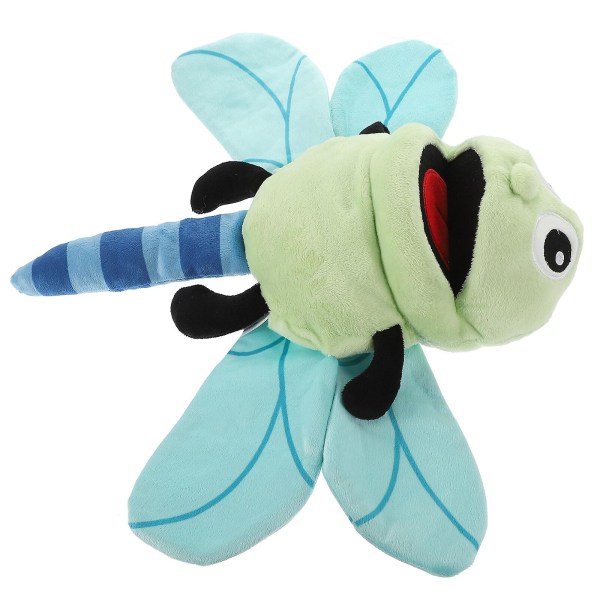Plys Dragonfly Hånddukke Interaktiv Storytelling Håndlegetøj Udstoppet Insekt Dukke Legetøj