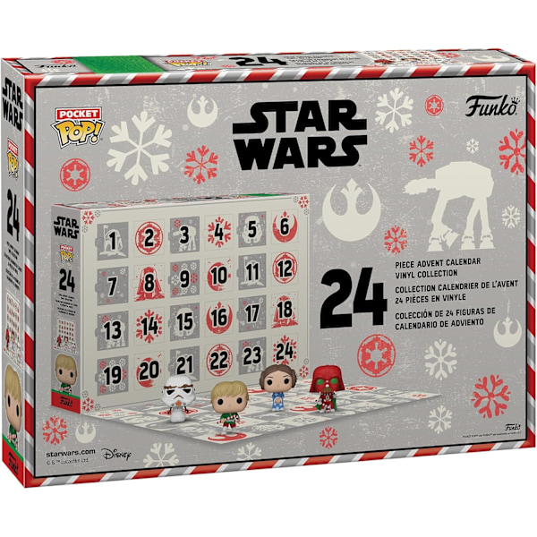 Funko Pop! Adventskalender: Star Wars - Holiday, flerfärgad