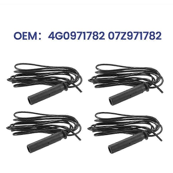 4 STK. Motor Gløderør Ledningsstik 4G0971782 til GOLF A1 A4 Seat 07Z971782 4G0-971-782CJY