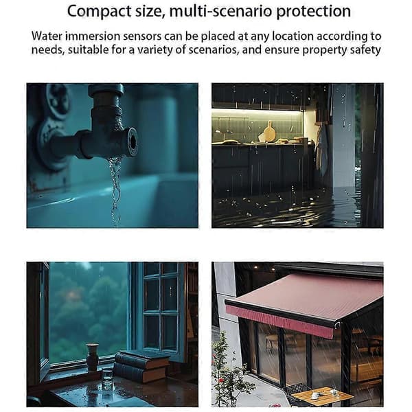 EWelink Zigbee Smart Regnsensor för trådlös regndetektion utomhus vattentät, Zigbee Hub krävs, Linkage ControlCJY