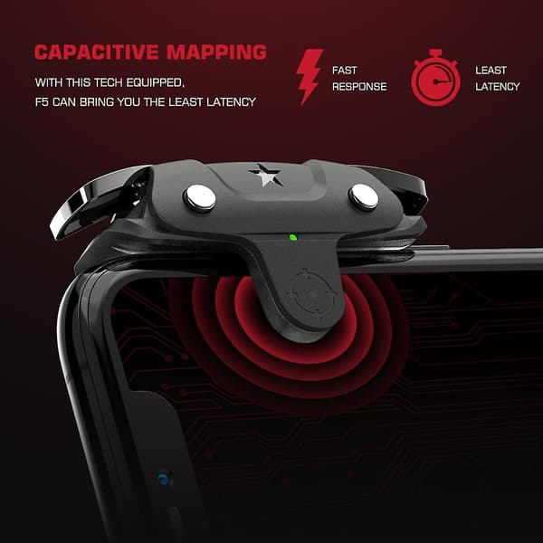 F5 Falcon Mini mobil gaming-controller Plug And Play Gamepad til Android-telefon iPhone PUBG Call Of Duty Single