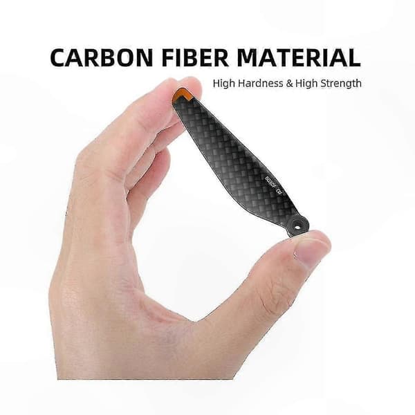 8PCS Mini Drone Propeller 6030F Kolfiberblad Lätta Tysta Reservdelar Tillbehör