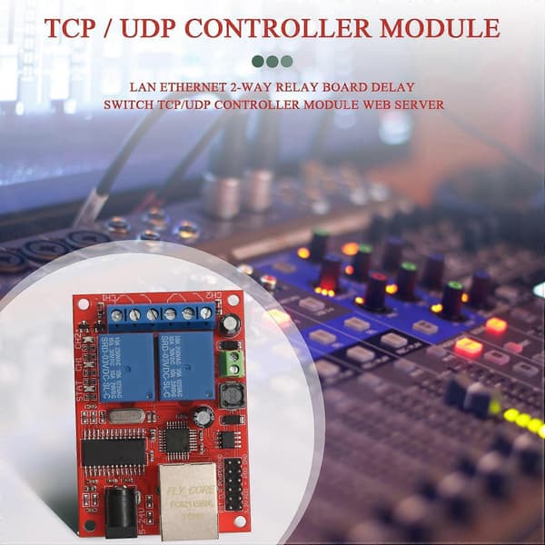 LAN Ethernet 2-vejs relækort forsinkelseskontakt TCP/UDP-controller modul WEB-serverCJY red