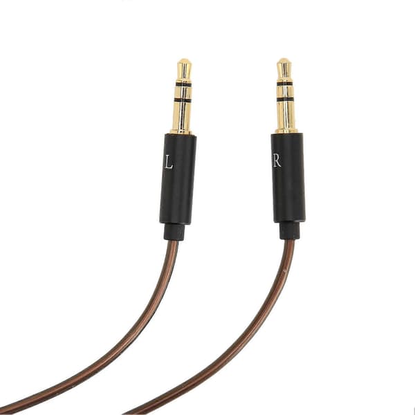 3,5 mm til dobbelt 3,5 mm jack han-kabel OFC-kernekabel til hovedtelefoner til Hifiman Sundara, Arya, Ananda 2025.