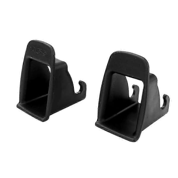 2 stk. Bilbarnestol ISOFIX Interface Spænde Fast Guide Groove Sikkerhedssele Beslag Connector Black