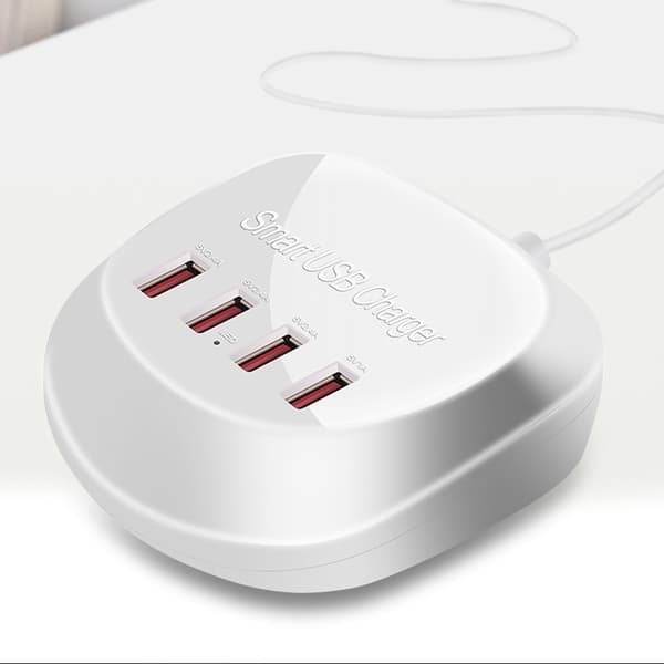 Intelligent 4-ports 20W USB reiselader, CJY