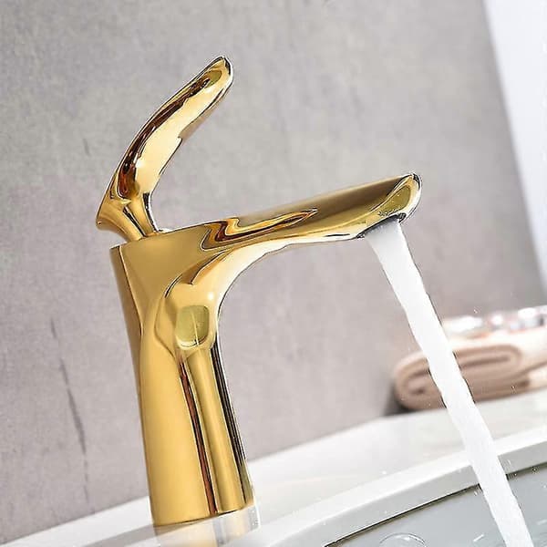 Bathroom Faucet Standing Faucet Gold