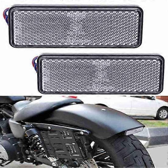 Tail Light 24 LEDs Energy Saving Rectangle 12V Super Bright Side Warning Lamp CJY red