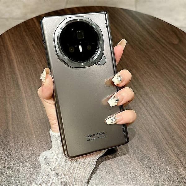 För Honor Magic V3 5G Fodral Linsram Stöd Hårt PC Telefonfodral Multicolor Titanium Grey