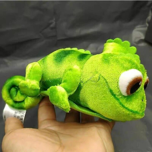 DISNEY Trassel Rapunzel Pascal kameleonten gosedjur mjuk 16cm Kawaii Pascal plyschdocka presenter till barn flickor green