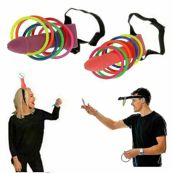 Dick Head Game Willy Ring Toss Heads Hoopla Bride To Be Hen Do Stag Party Gifts