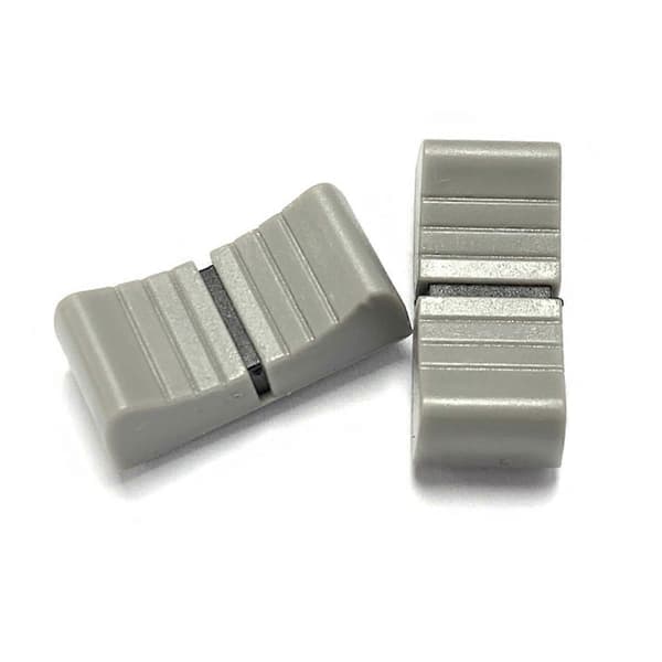 20 stk. 24mmx11mmx10mm konsolmixer faderknapper erstatning til potentiometer grå knop sort Gray