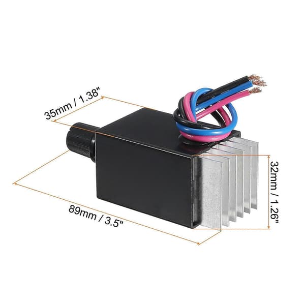 12v/24v DC Reostat Marin DC Motor Varvtalsregulator för Justering Ny