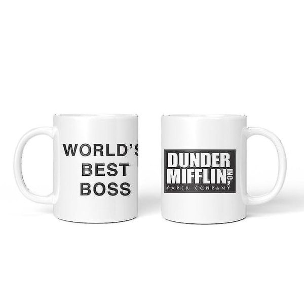 1pc Mug Funny World's Best Boss  Coffee Mug Ceramic Tea/milk/cocoa Mug Unique Office Gift